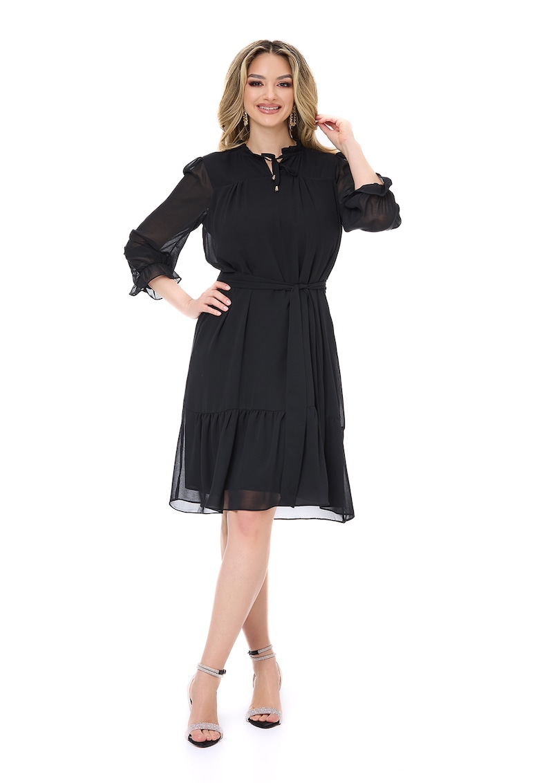 Rochie evazata cu maneci 3/4 Amelie