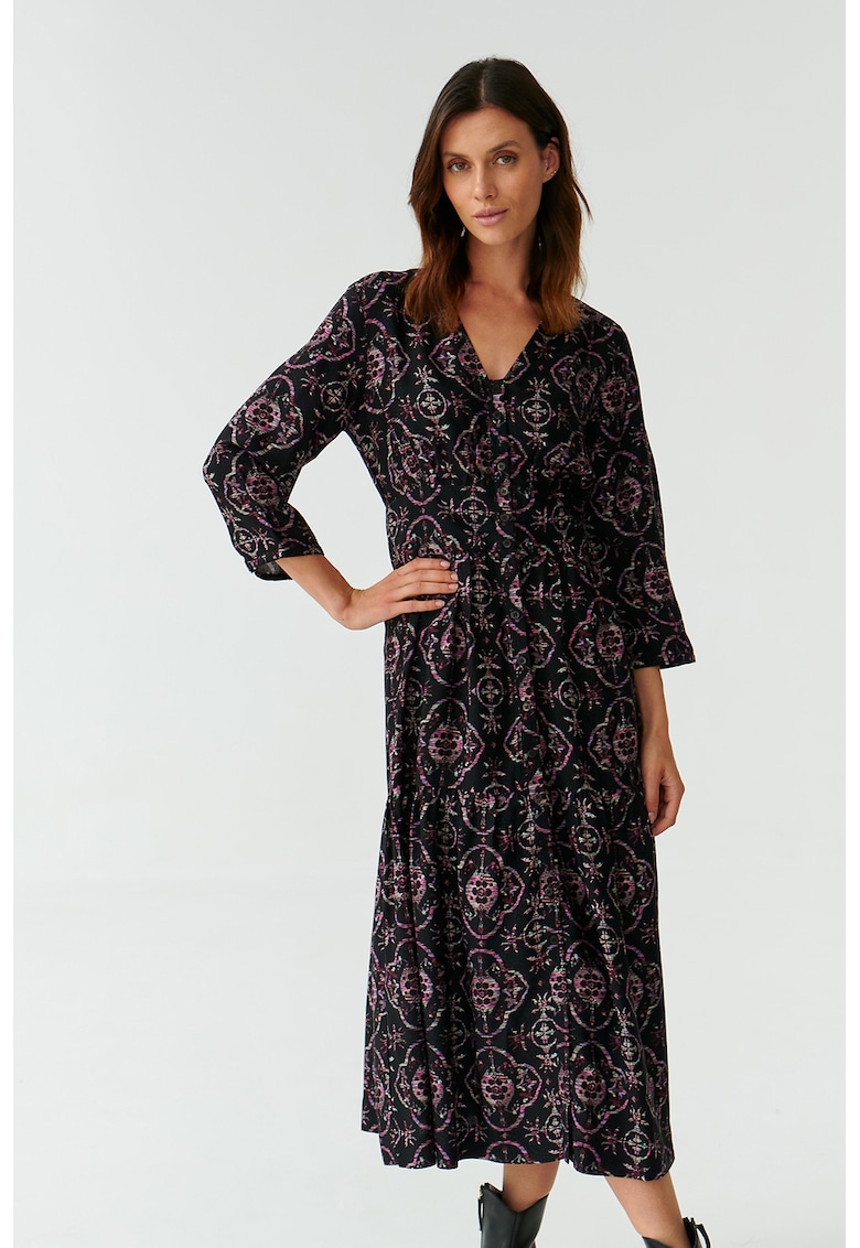 Rochie evazata cu maneci 3/4 Kamdi
