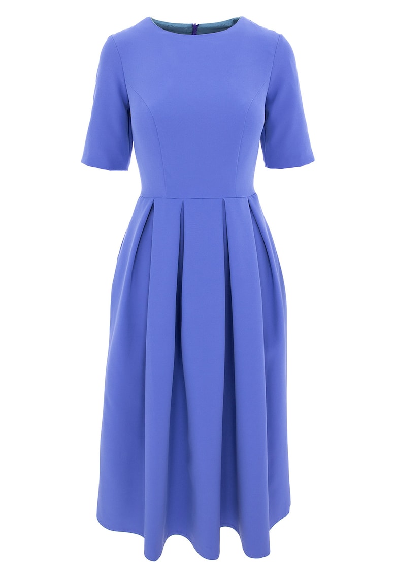 Rochie evazata cu maneci scurte