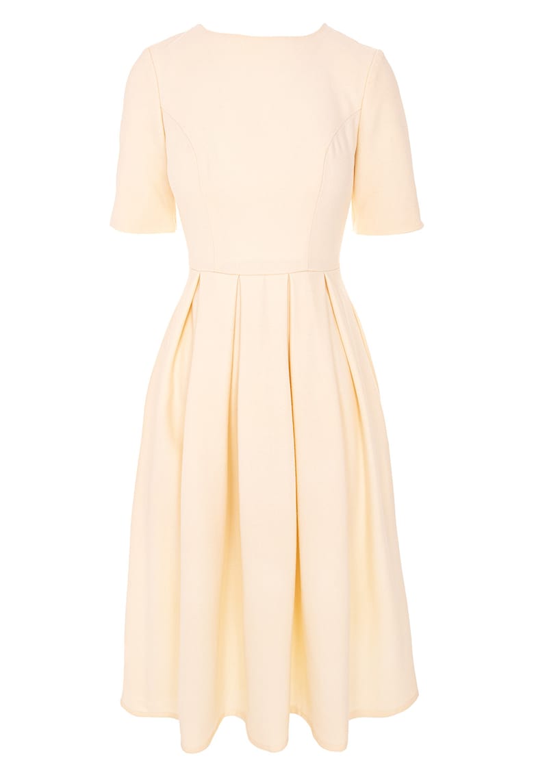 Rochie evazata cu maneci scurte