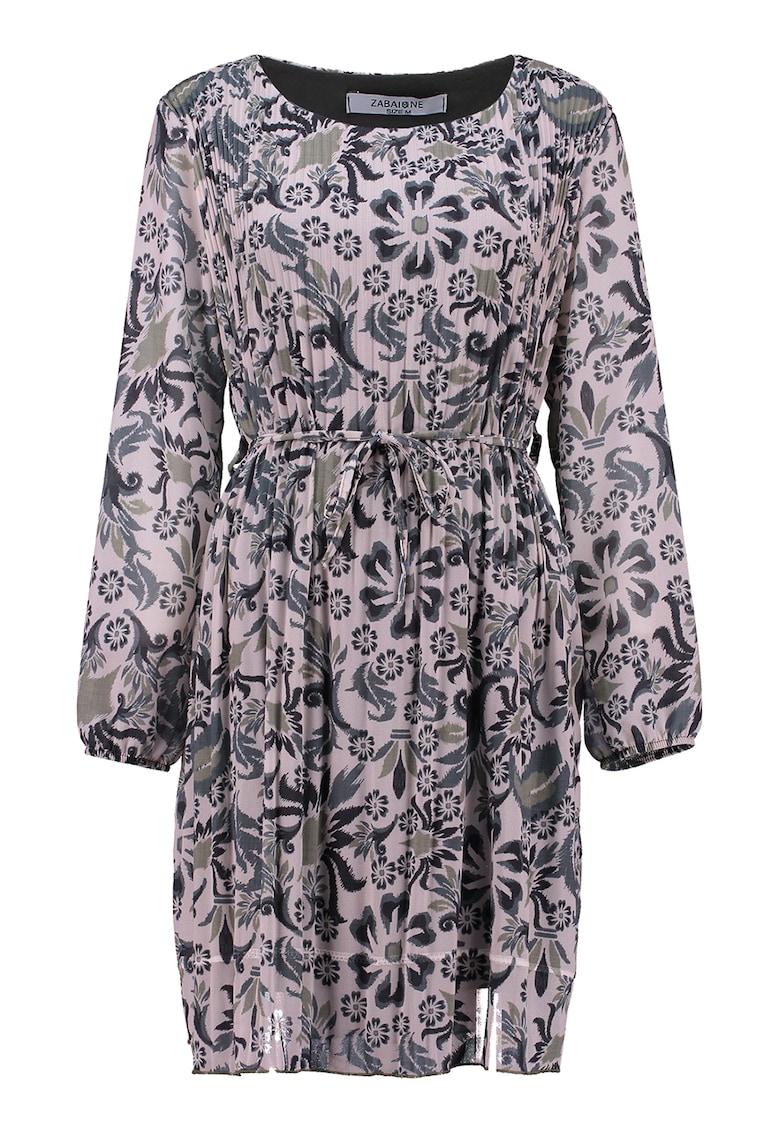 Rochie evazata cu model floral