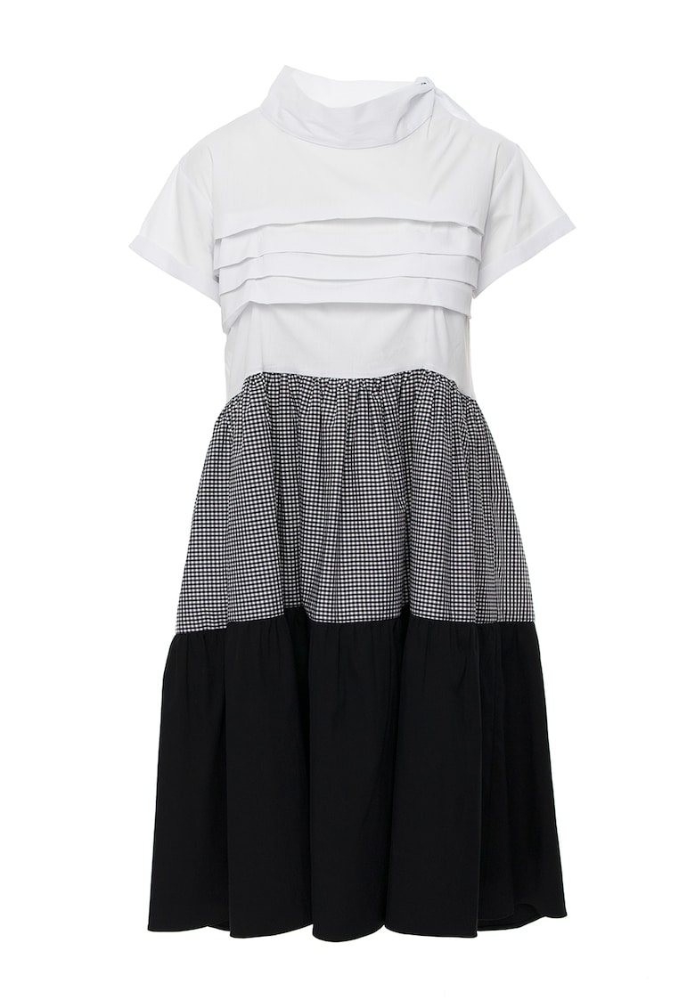 Rochie evazata cu pliuri