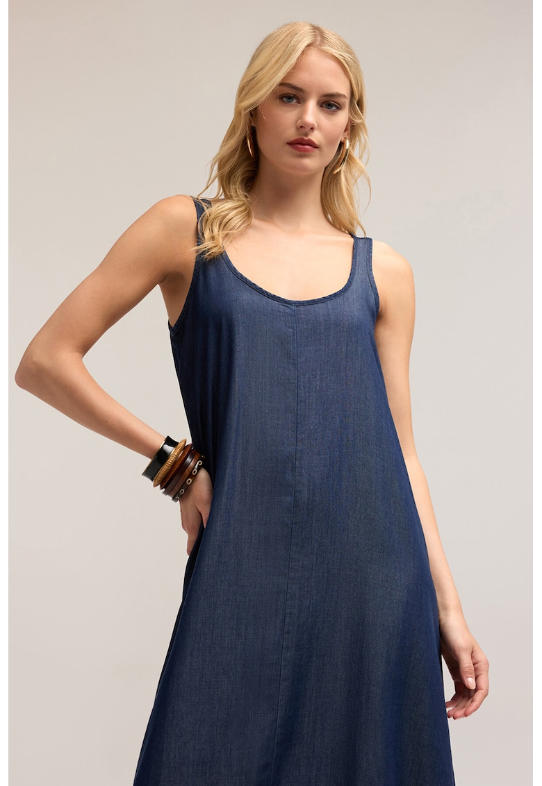 Rochie evazata de lyocell