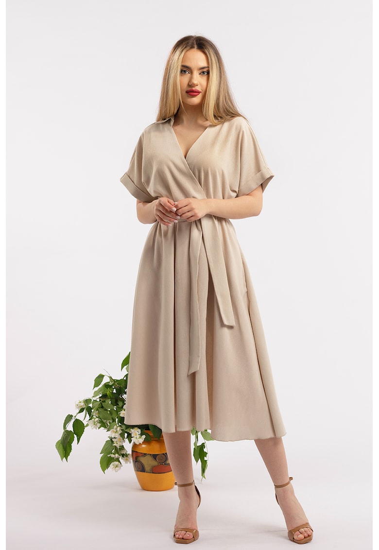 Rochie evazata din in