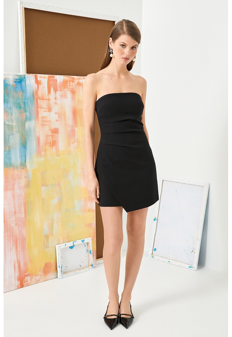 Rochie fara maneci cu fermoar