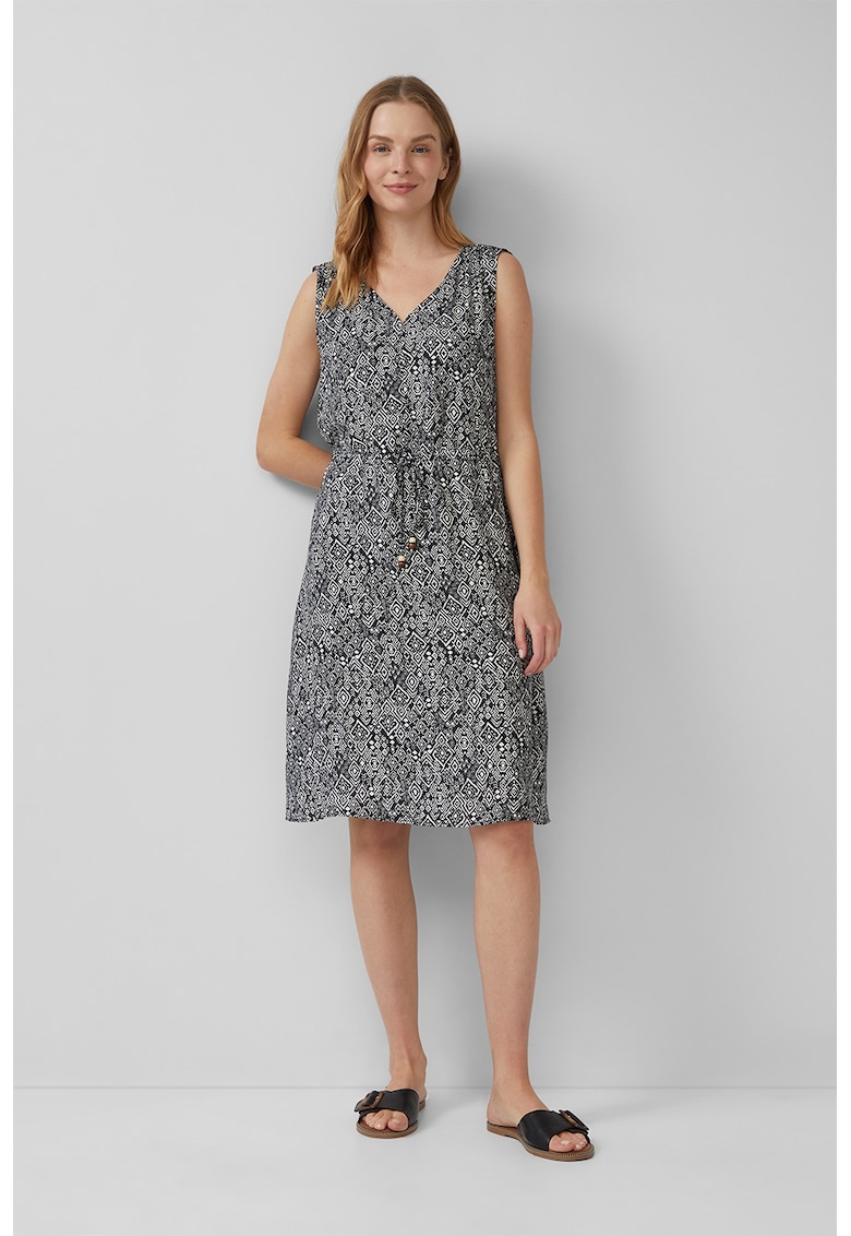 Rochie fara maneci cu talie ajustabila