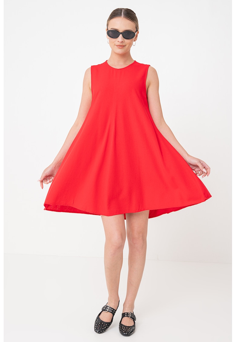 Rochie lejera scurta din amestec de in Say