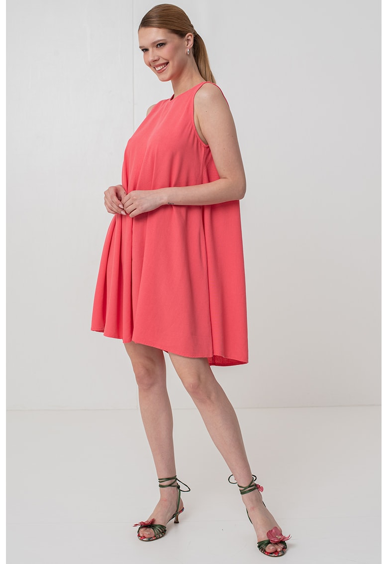 Rochie lejera scurta din amestec de in Say