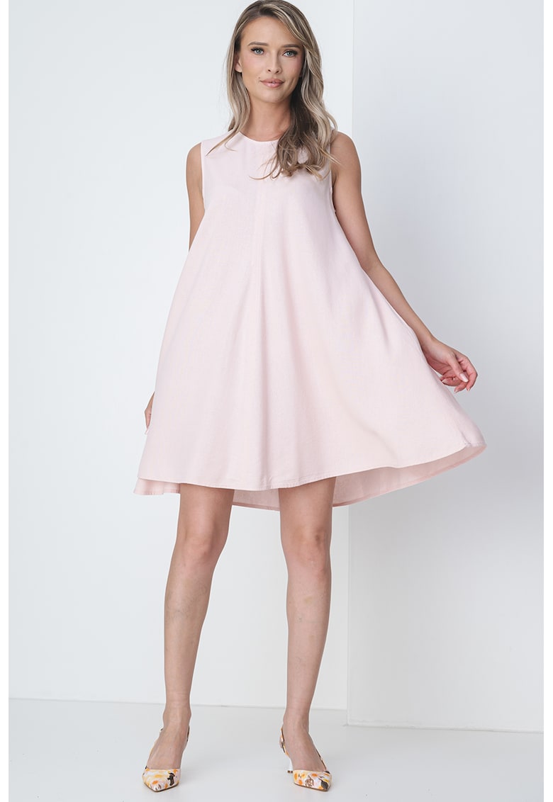 Rochie lejera scurta din amestec de in Say