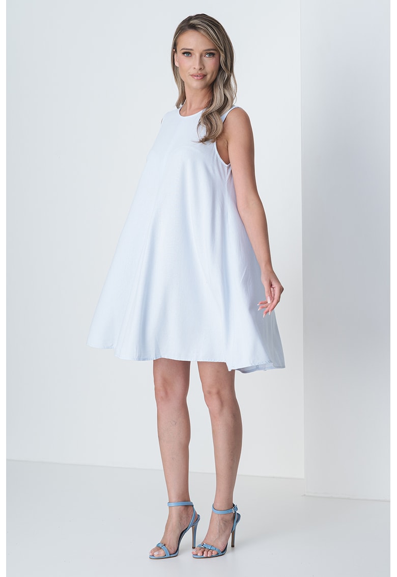 Rochie lejera scurta din amestec de in Say