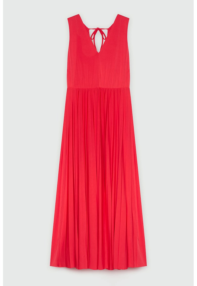 Rochie lunga cu decolteu in V