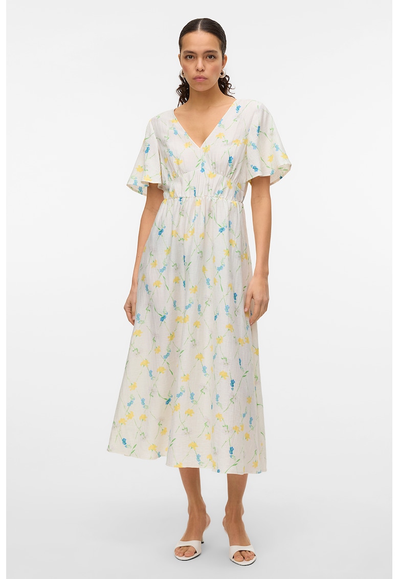 Rochie maxi cu decolteu in V
