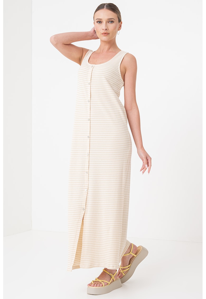 Rochie maxi cu decolteu patrat