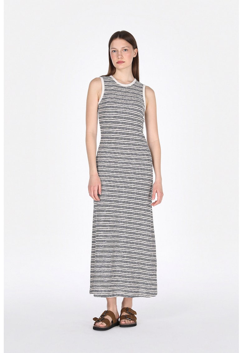 Rochie maxi cu dungi