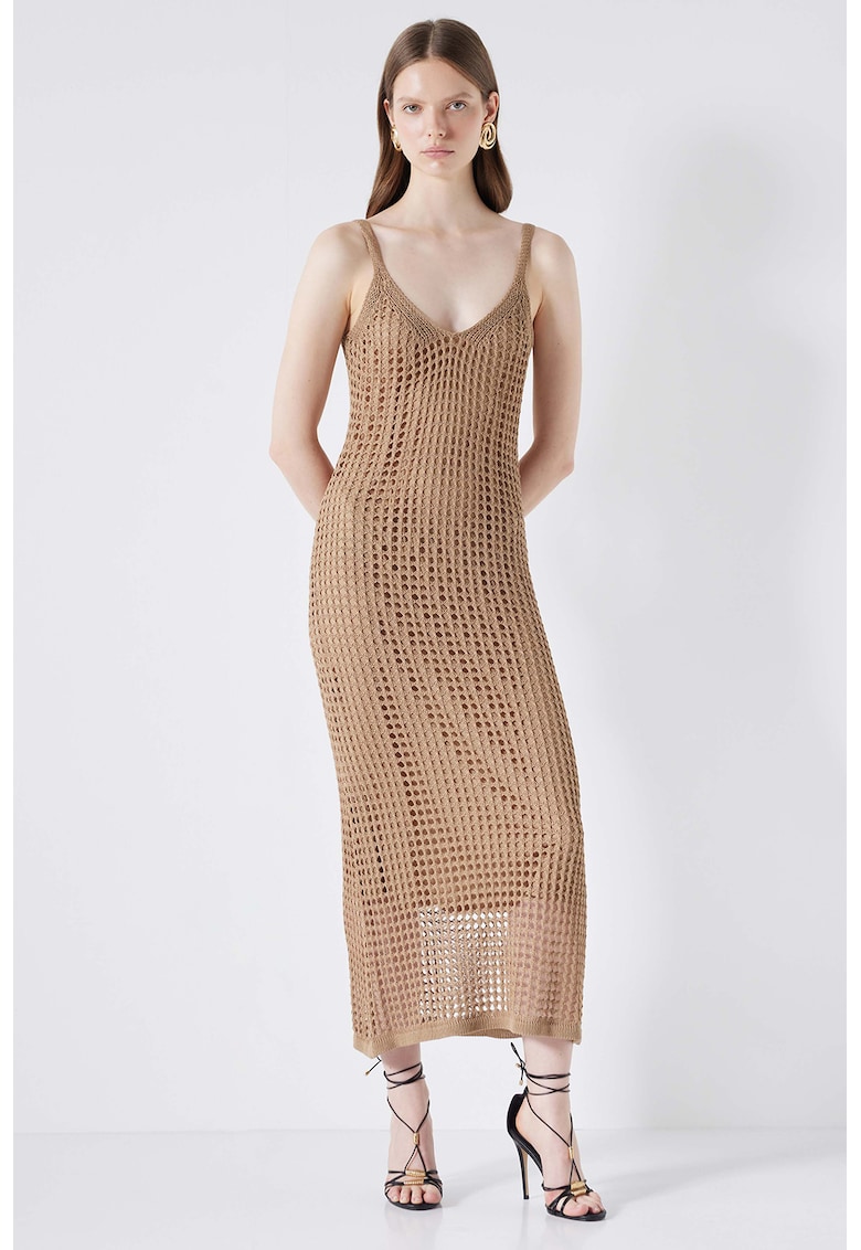Rochie maxi cu model crosetat