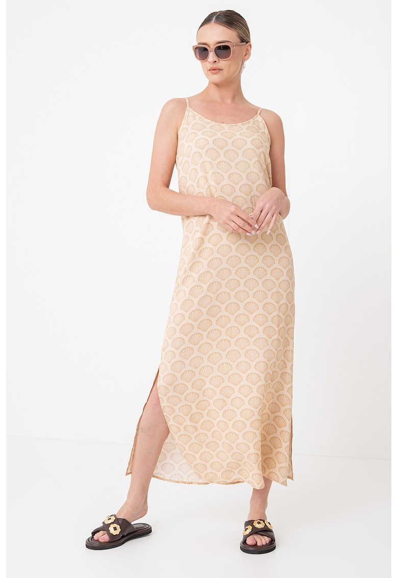 Rochie maxi cu model cu animal print