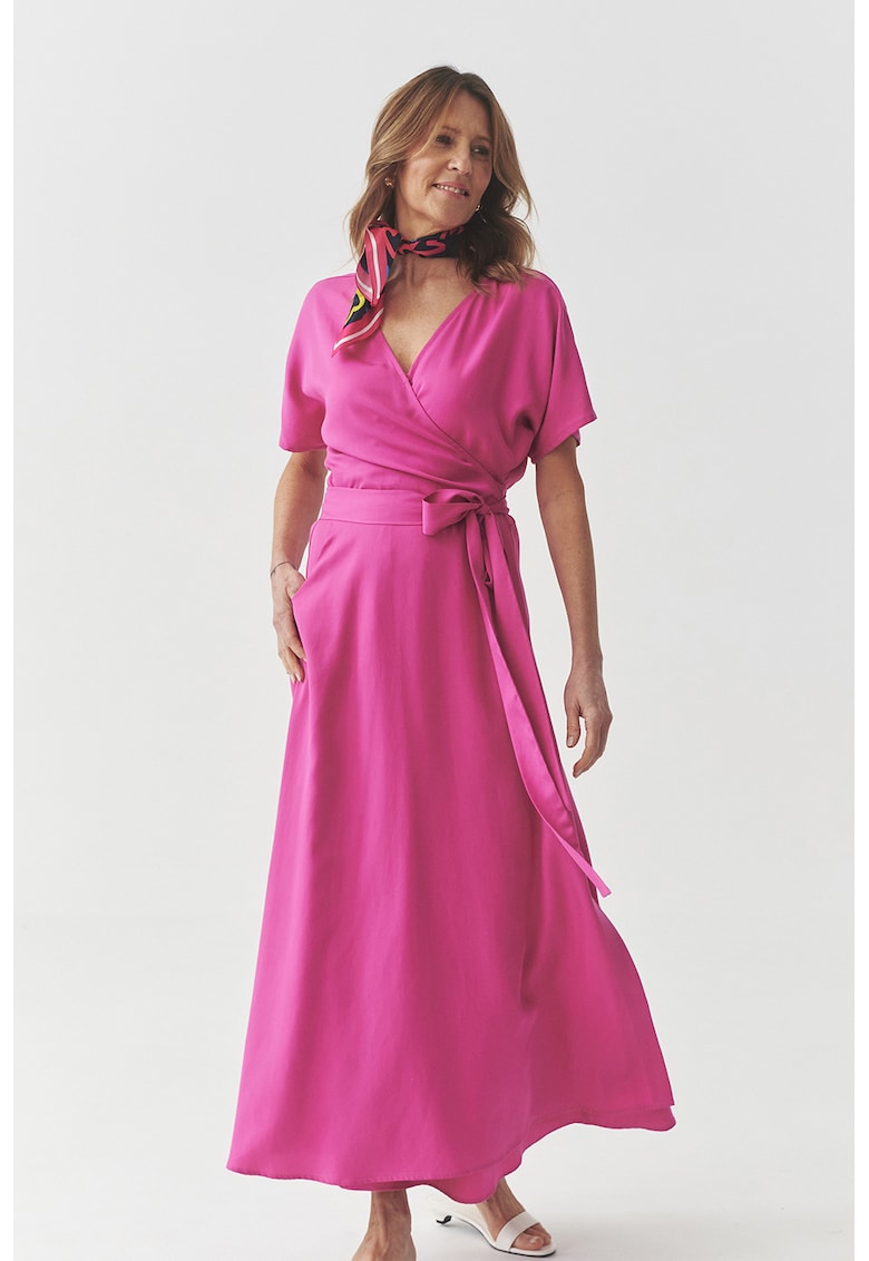 Rochie maxi cu model petrecut