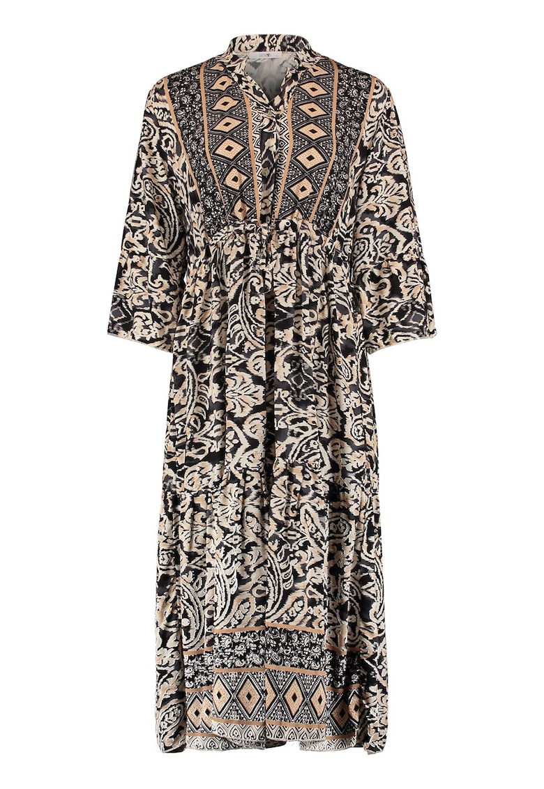 Rochie maxi cu model si decolteu tip tunica
