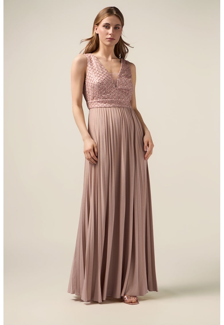 Rochie maxi cu pliuri
