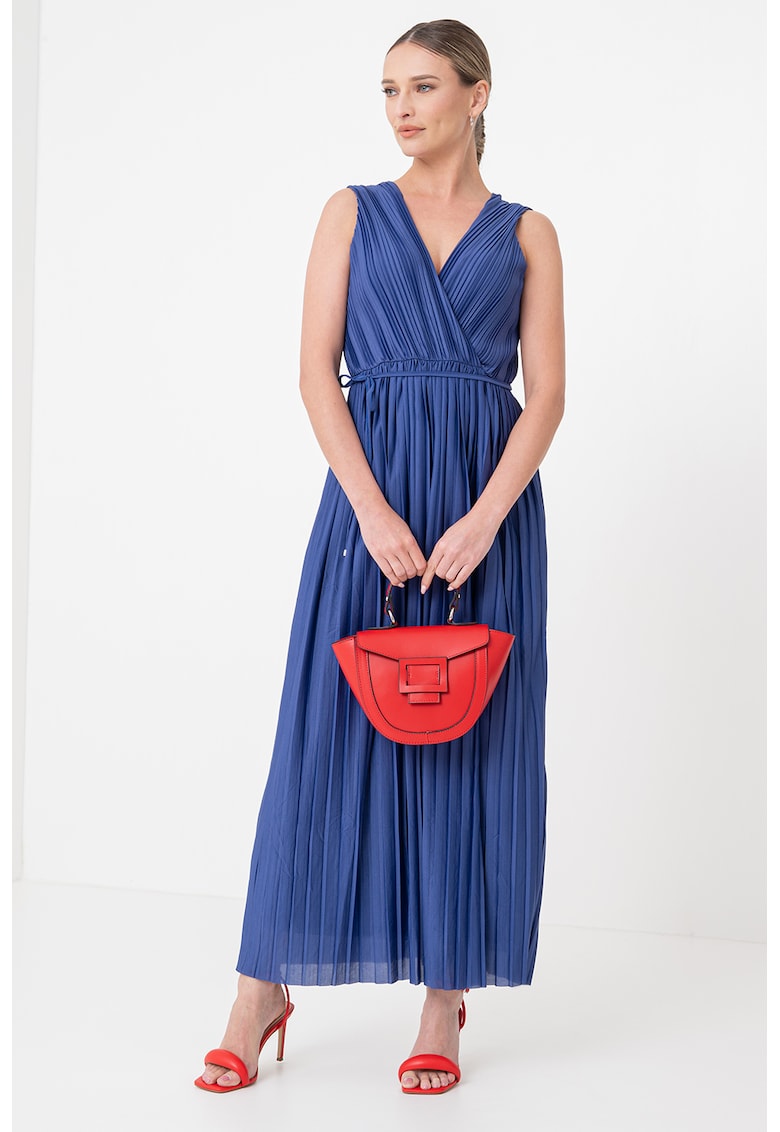 Rochie maxi plisata Elema