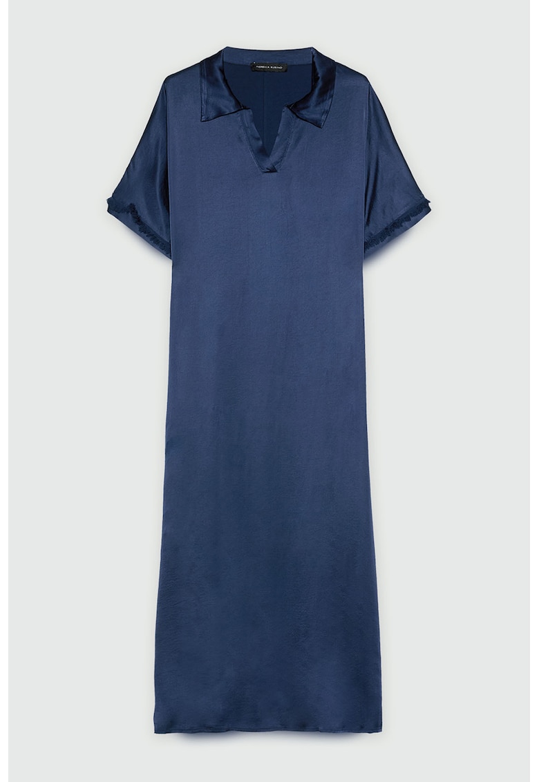 Rochie maxi polo din satin