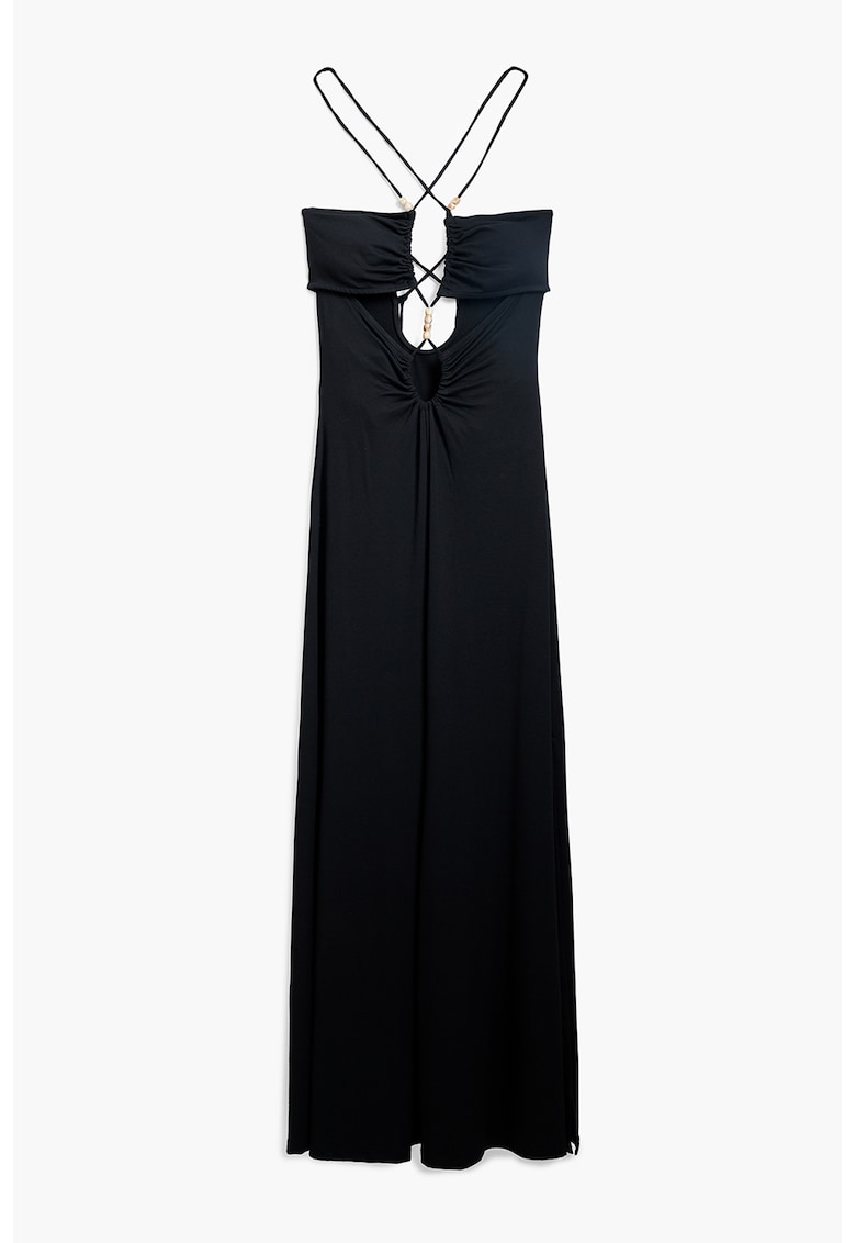 Rochie midi cu decupaje frontale