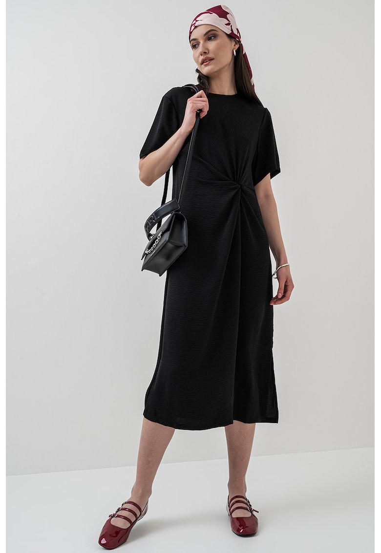 Rochie midi cu fronseuri