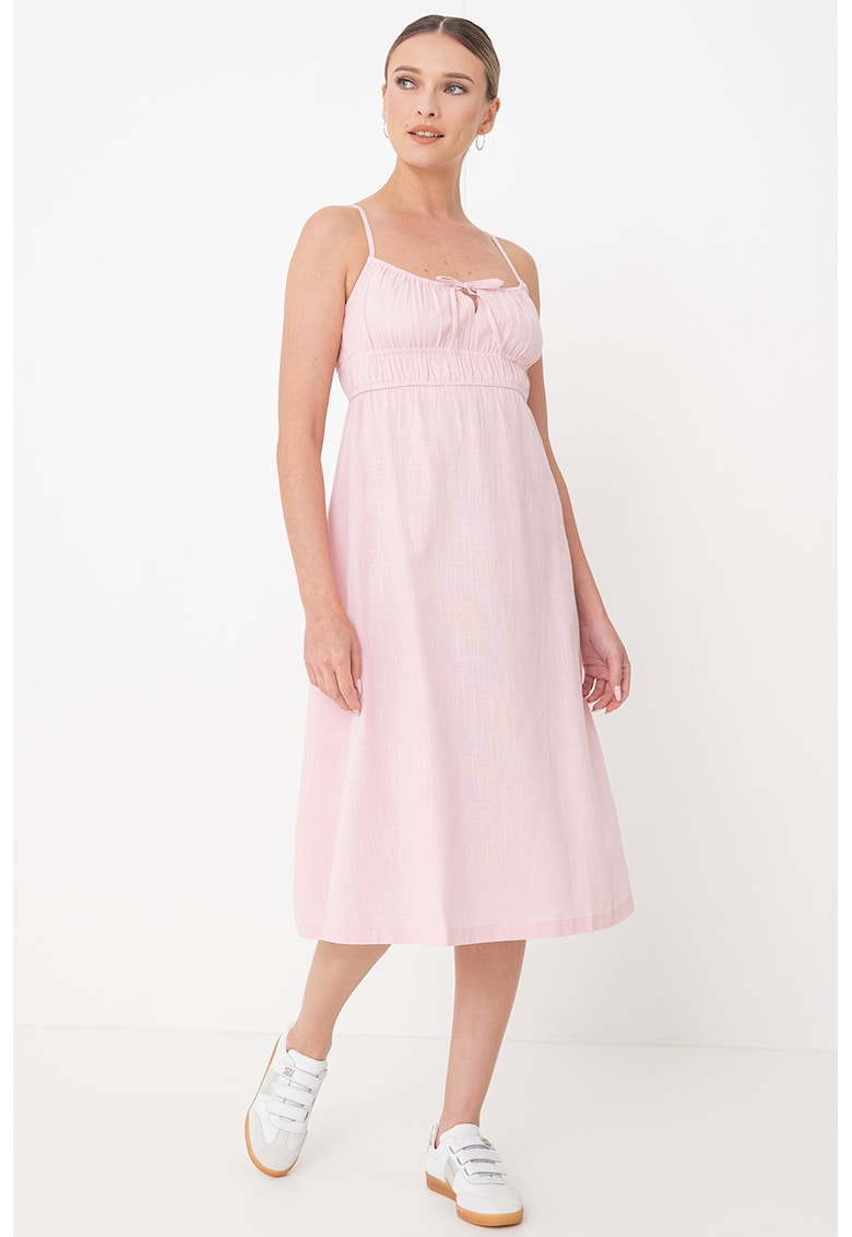 Rochie midi cu funda Rosie