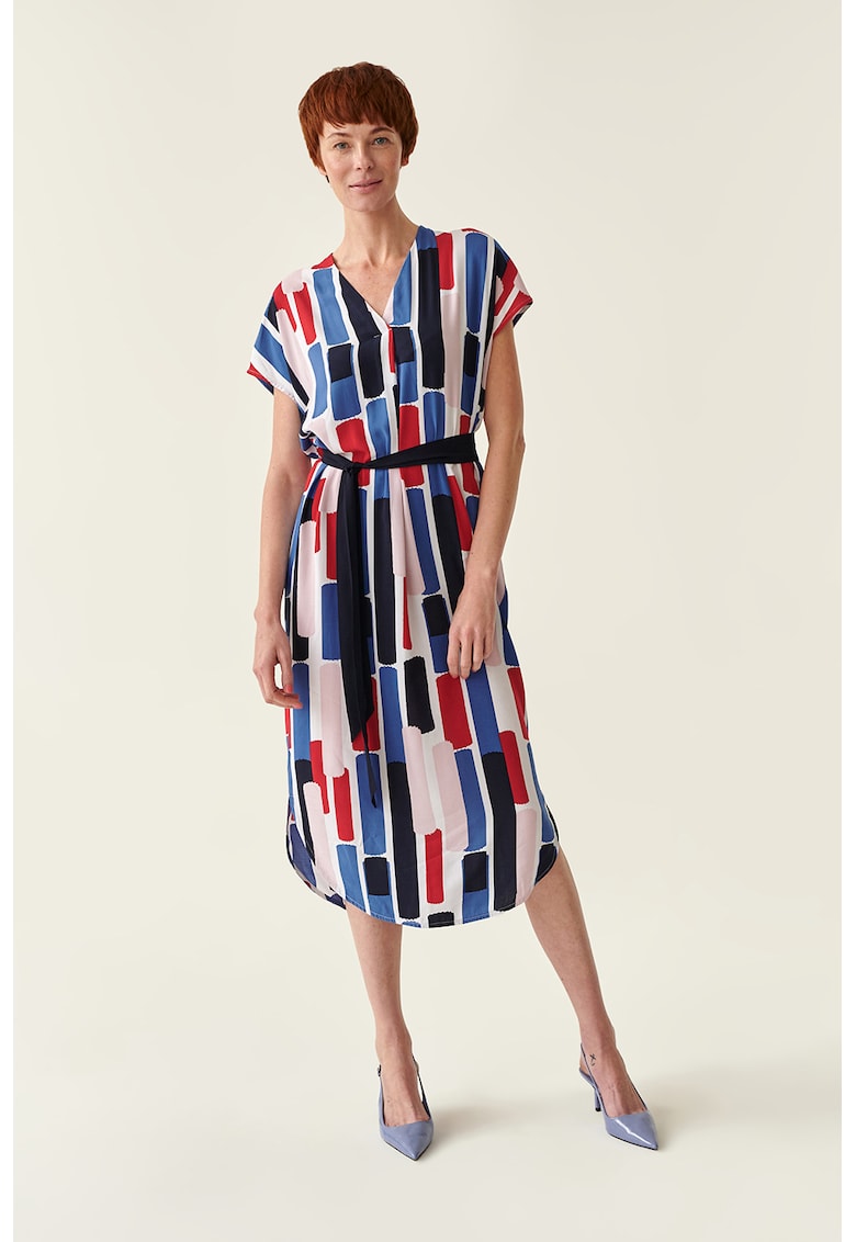 Rochie midi cu imprimeu