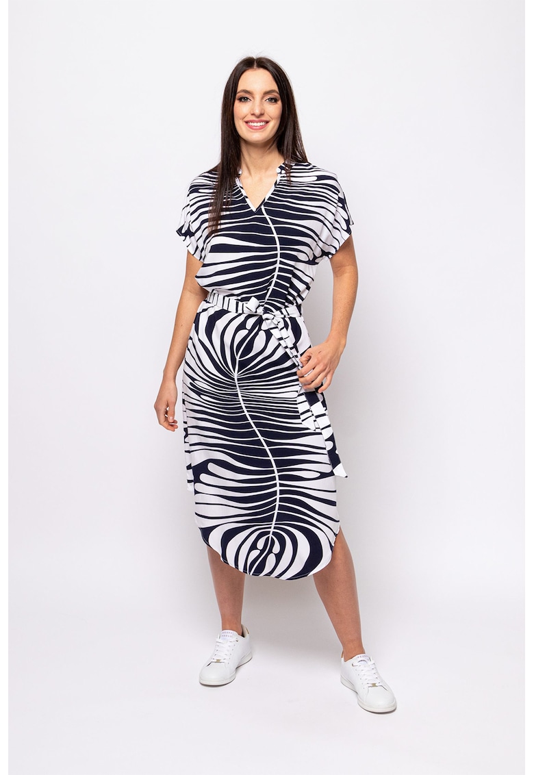 Rochie midi cu imprimeu Vlora