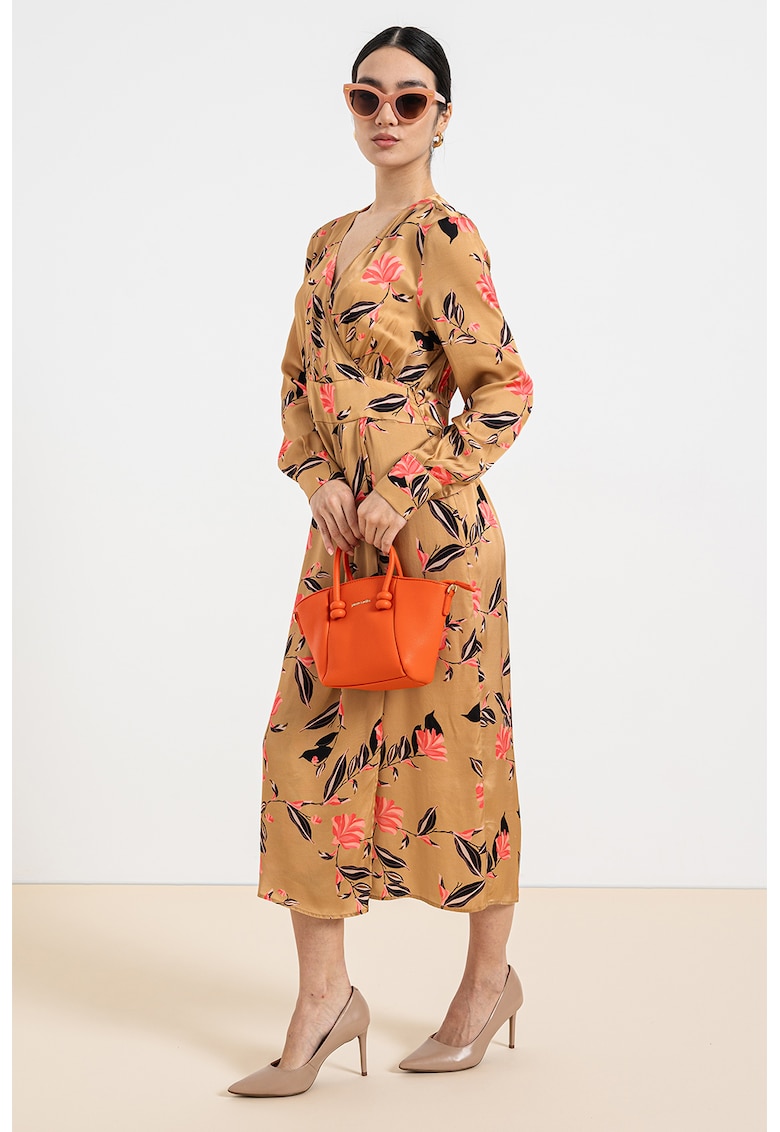 Rochie midi cu imprimeu floral