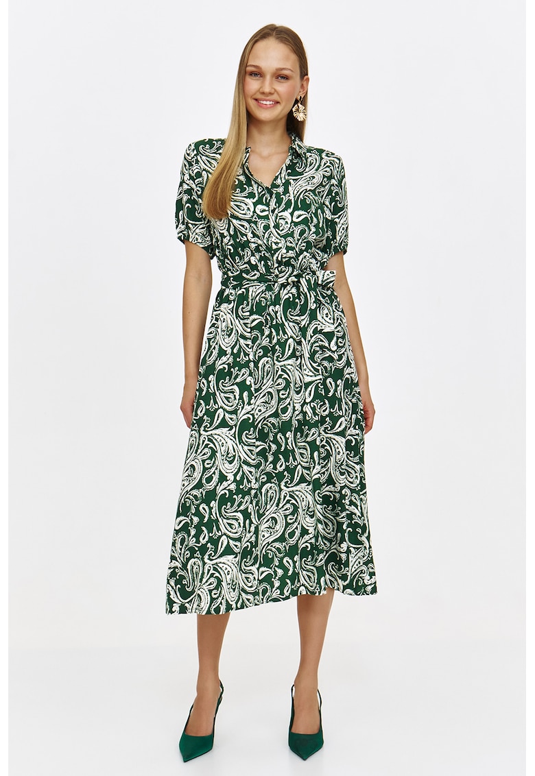 Rochie midi cu imprimeu grafic
