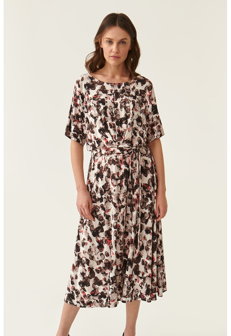 Rochie midi cu imprimeu grafic