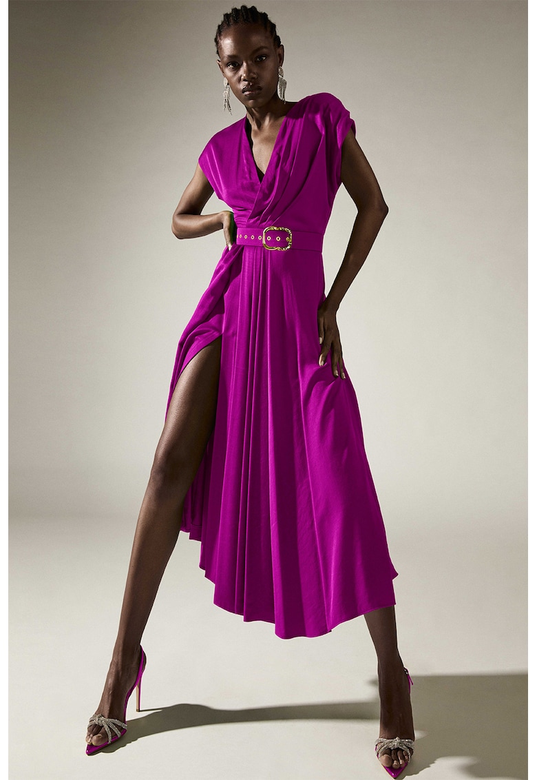 Rochie midi cu o curea asortata -  Segue