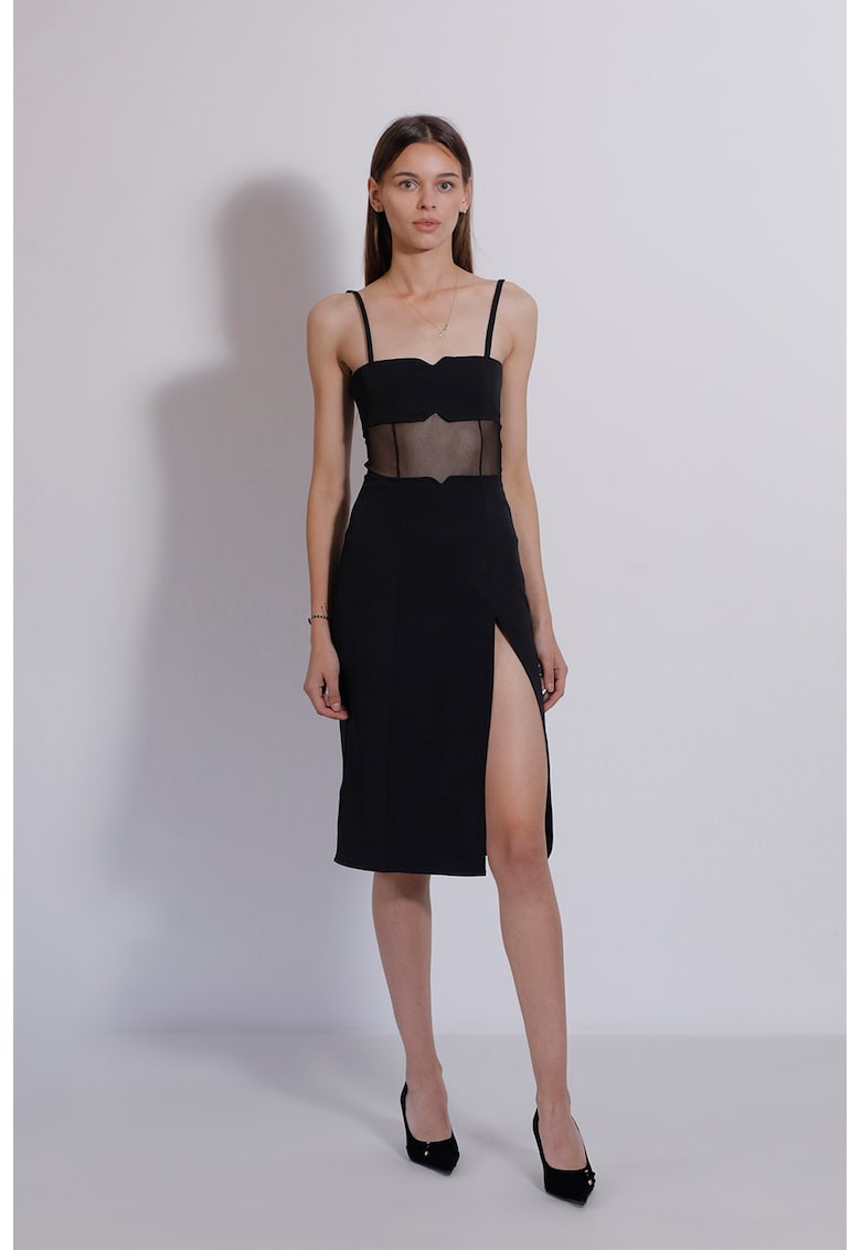 Rochie midi cu slit lateral Divine