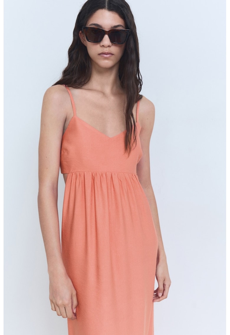 Rochie midi cu slituri laterale