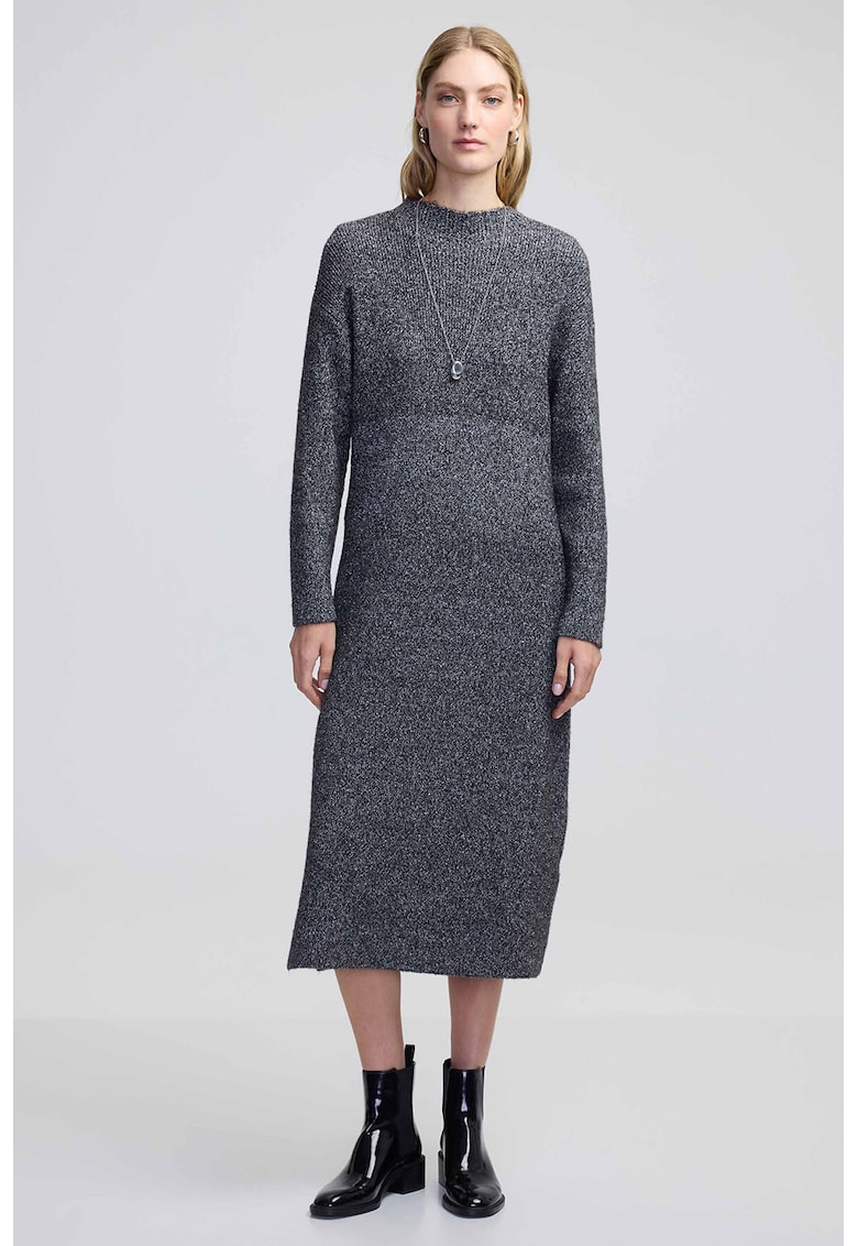 Rochie midi din tricot fin