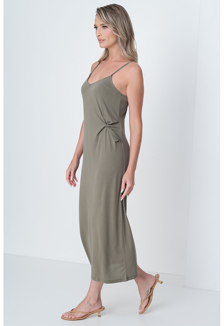 Rochie midi dreapta cu bretele inguste Canora