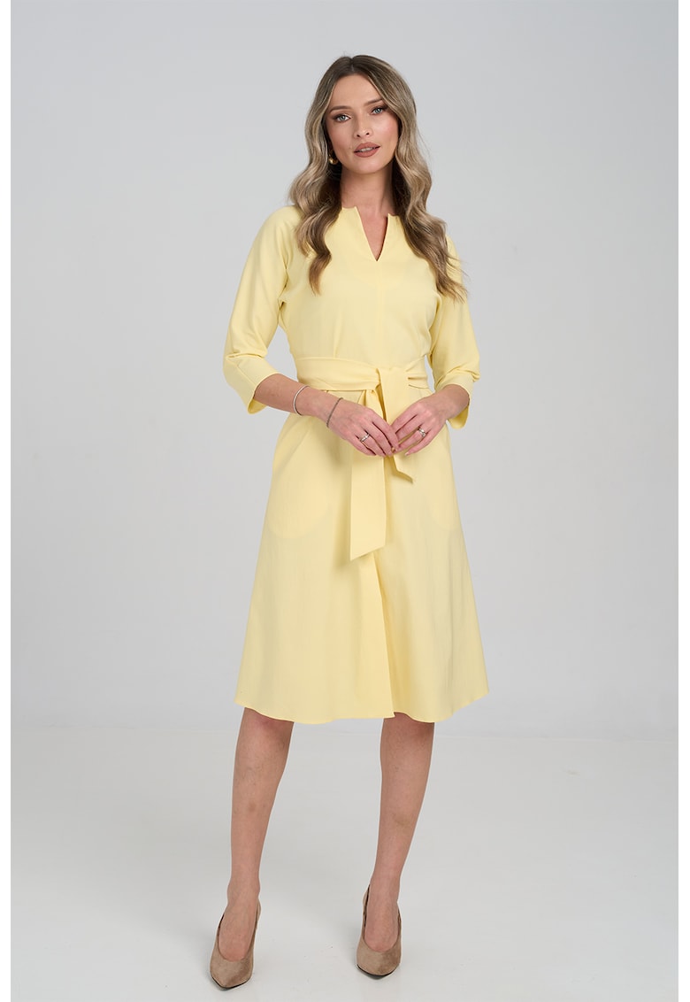 Rochie midi evazata