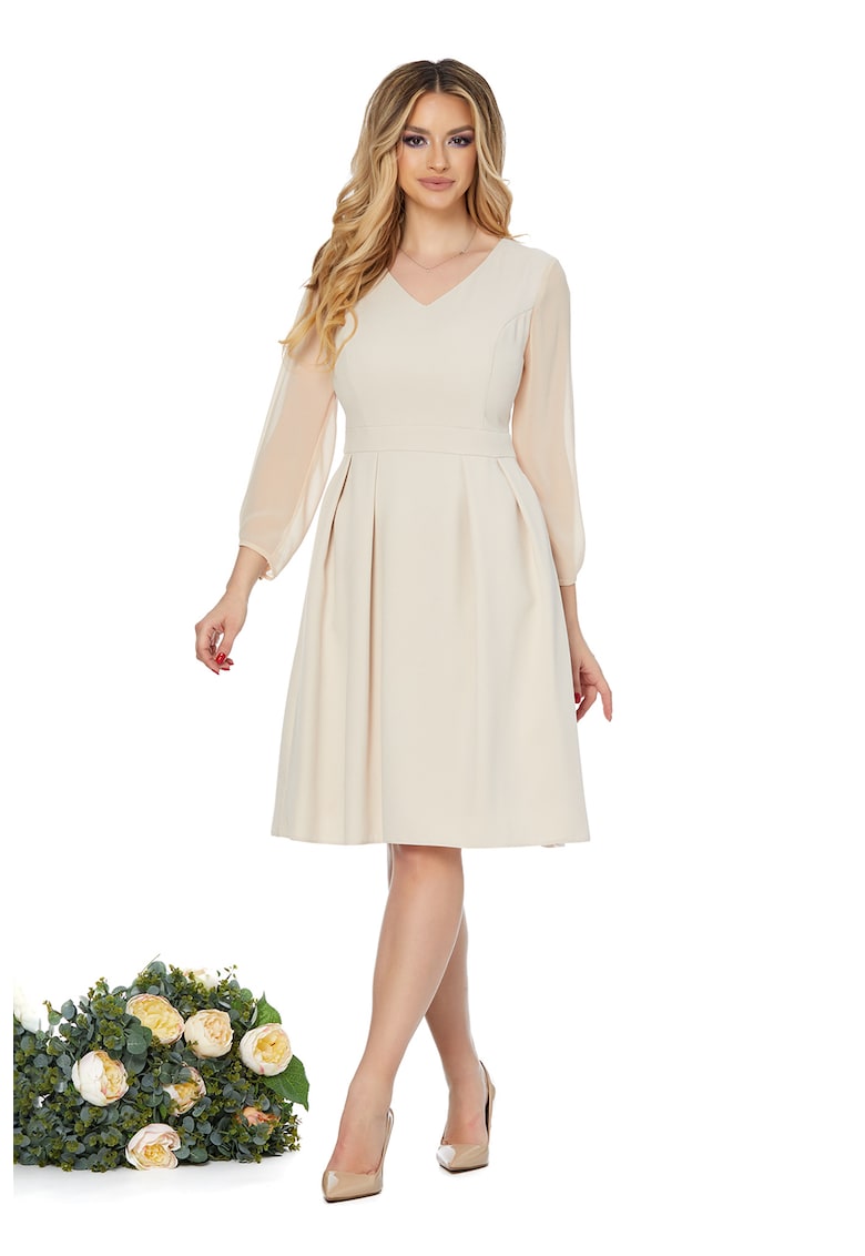 Rochie midi evazata
