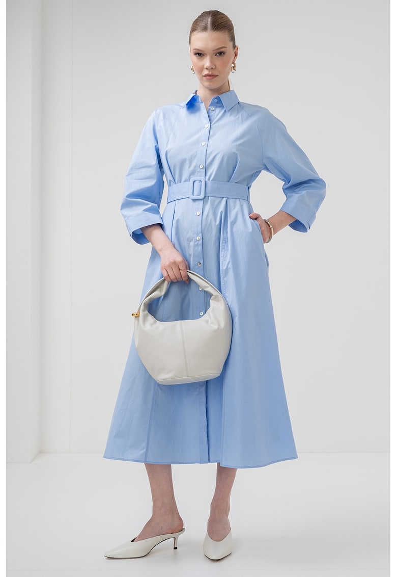 Rochie midi evazata Madda