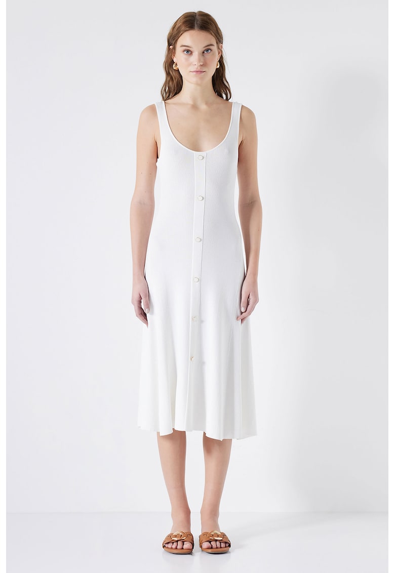 Rochie midi fara maneci
