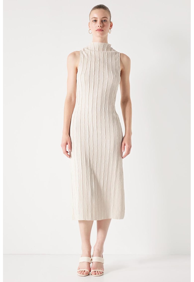 Rochie midi striata