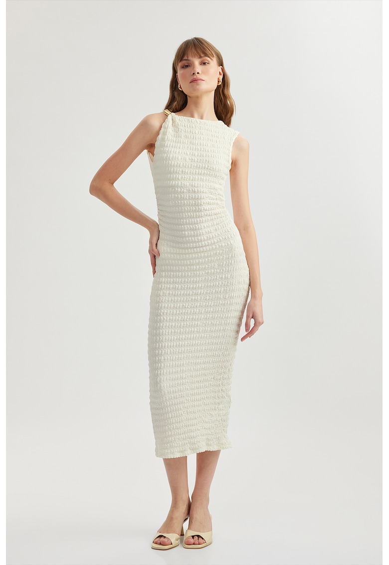 Rochie midi texturata