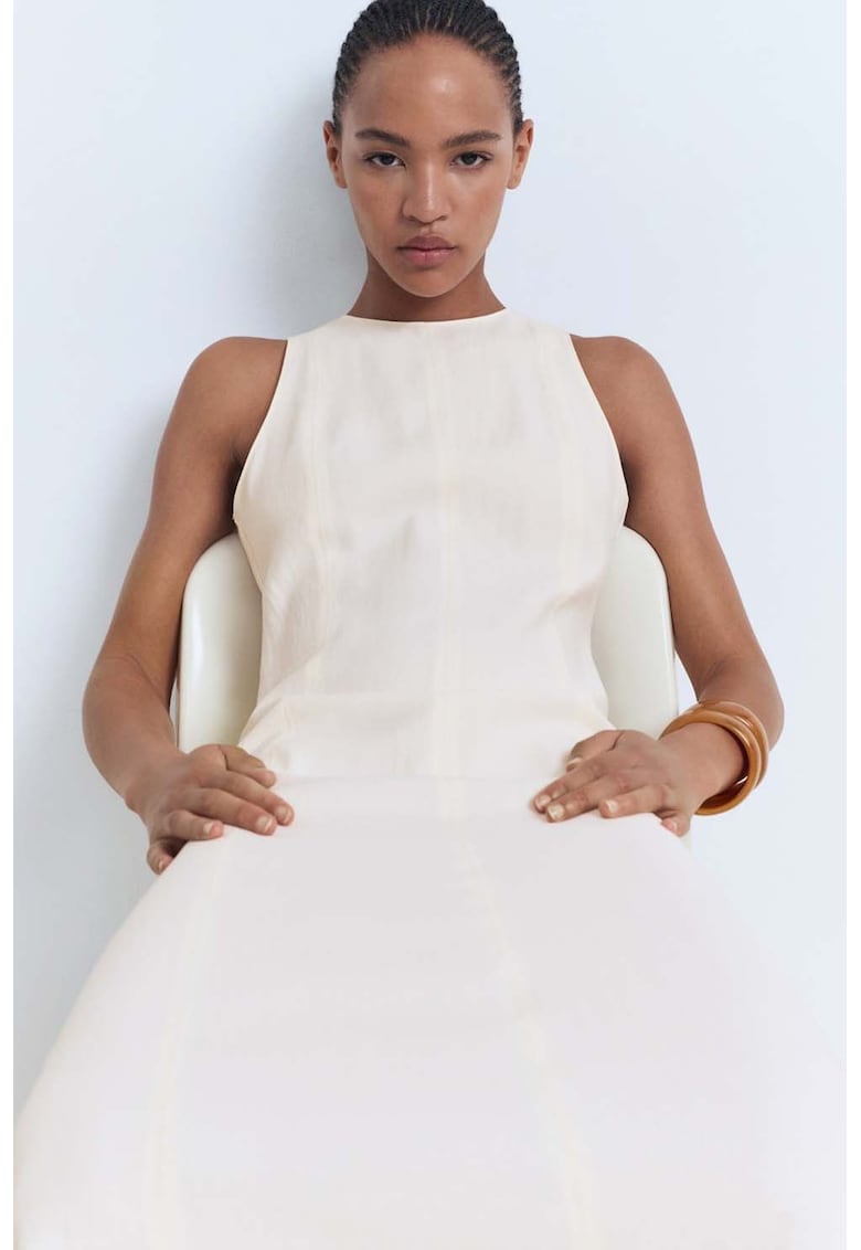 Rochie midi vaporoasa