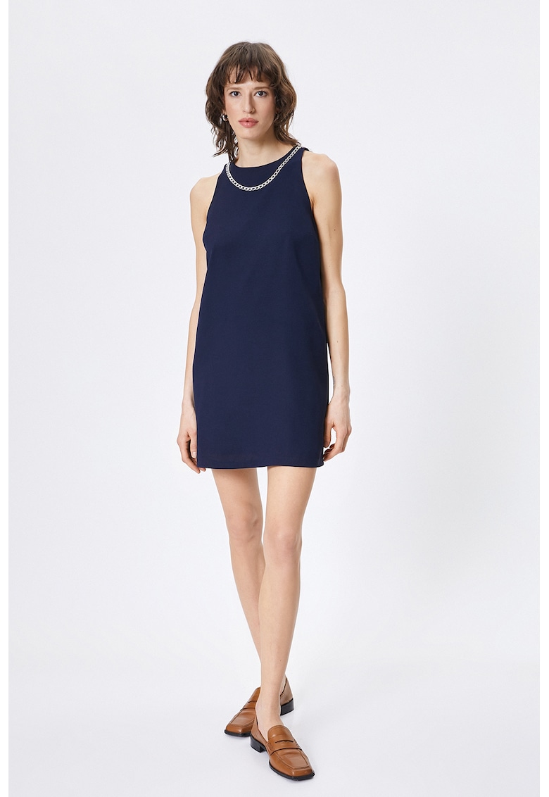 Rochie mini cu aplicatie lant