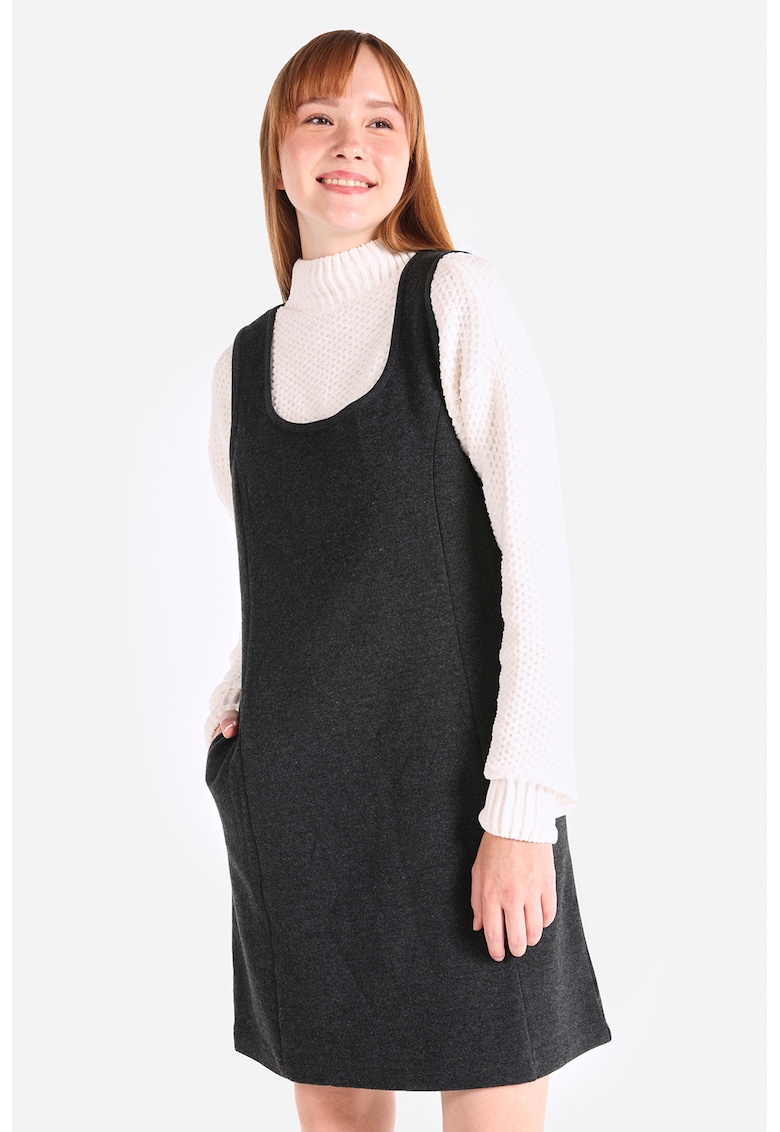 Rochie mini cu buzunare oblice