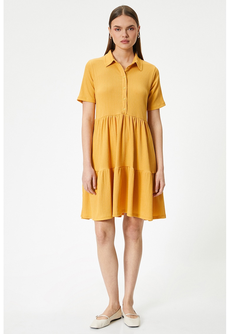 Rochie mini cu croiala in A