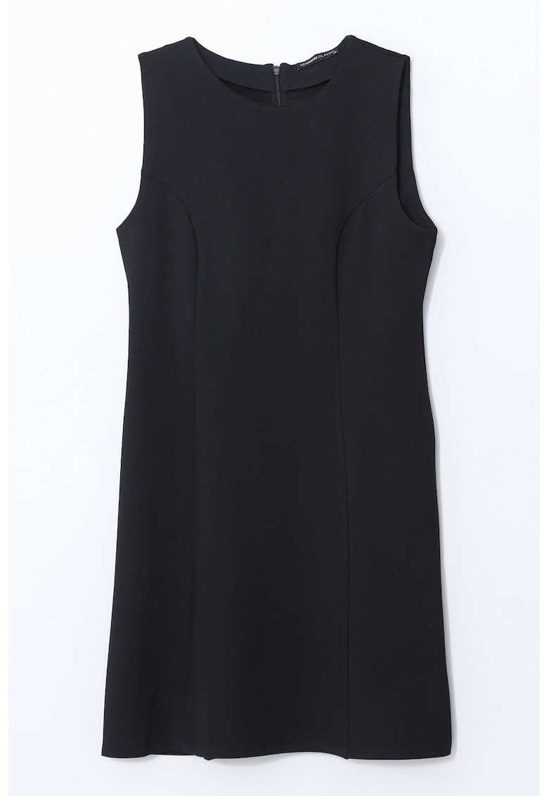 Rochie mini cu decolteu la baza gatului