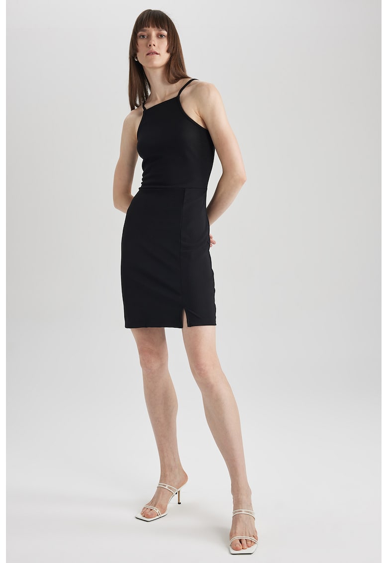 Rochie mini cu decolteu patrat